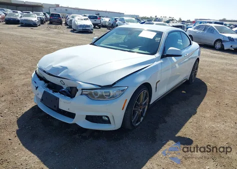 2015 BMW 428I из США, поврежденный, VIN WBA3V7C56FP771624